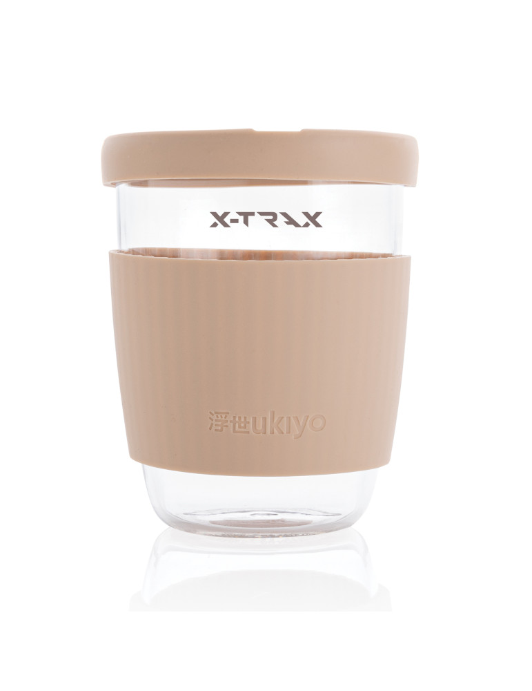 Verre Ukiyo 360 ml avec manchon silicone personnalisable
