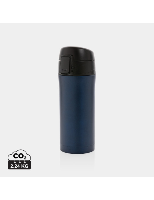 Mug inox mat 300 ml à bouchon verrouillable personnalisable