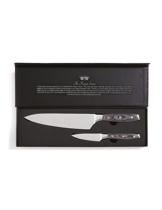 Set Vinga Kaiser couteau de chef et petit couteau personnalisable