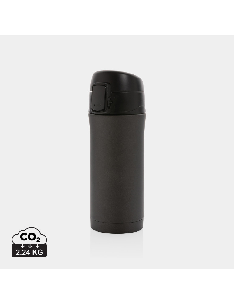 Mug inox mat 300 ml à bouchon verrouillable personnalisable