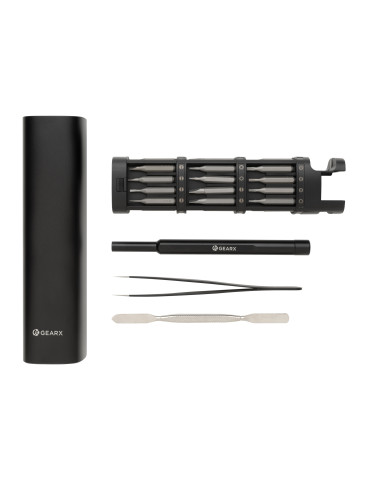 Ensemble de tournevis 46 pcs en aluminium recyclé RCS Gear X GearX personnalisable 2