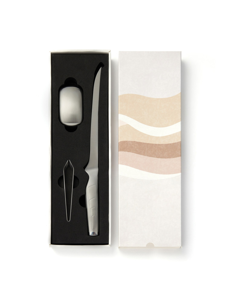 Set couteau à filet Vinga Hattasan avec pince à arêtes personnalisable