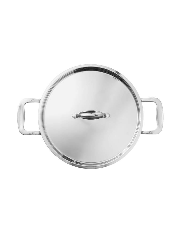 Casserole trois couches Vinga Baron finition cuivre personnalisable