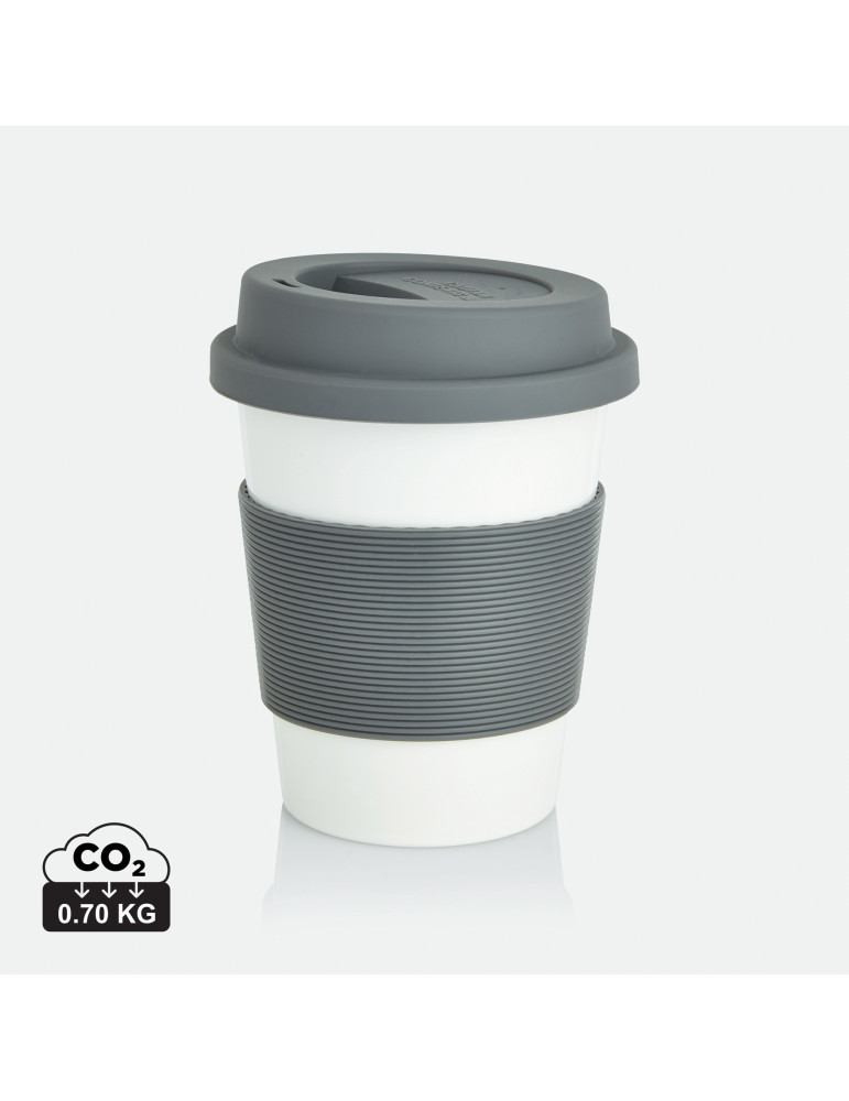 Tasse PLA 350 ml avec couvercle silicone personnalisable