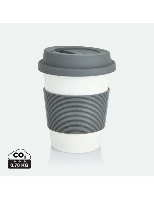 Tasse PLA 350 ml avec couvercle silicone personnalisable