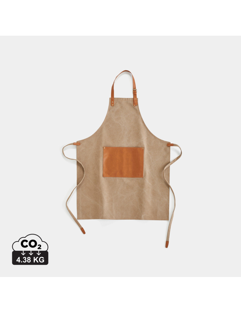 Tablier Vinga Asado en toile lavée 500 g/m² personnalisable