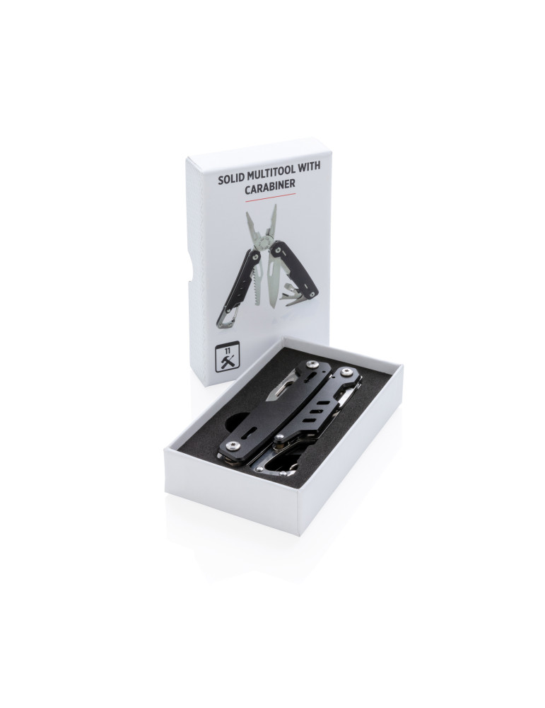 Outil multifonctions avec mousqueton Solid personnalisable