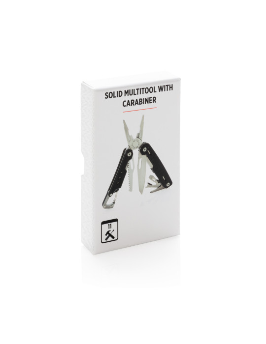 Outil multifonctions avec mousqueton Solid personnalisable