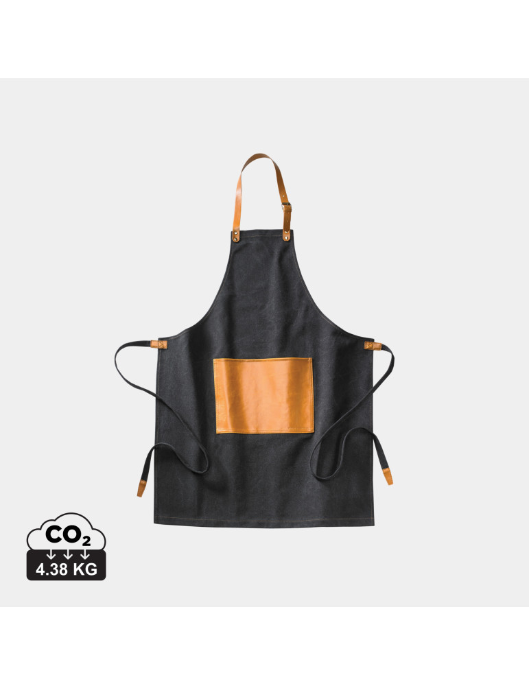 Tablier Vinga Asado en toile lavée 500 g/m² personnalisable