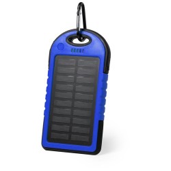 Batterie Solaire Économique 4000mAh - Power Bank Personnalisé Lenard Couleurs : bleu