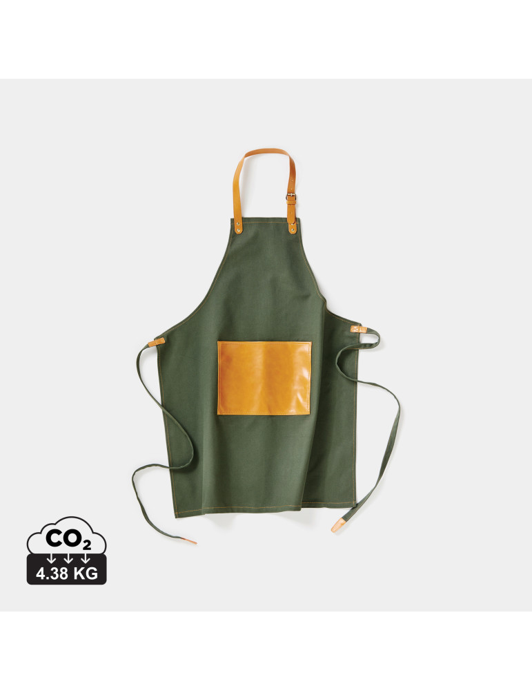 Tablier Vinga Asado en toile lavée 500 g/m² personnalisable