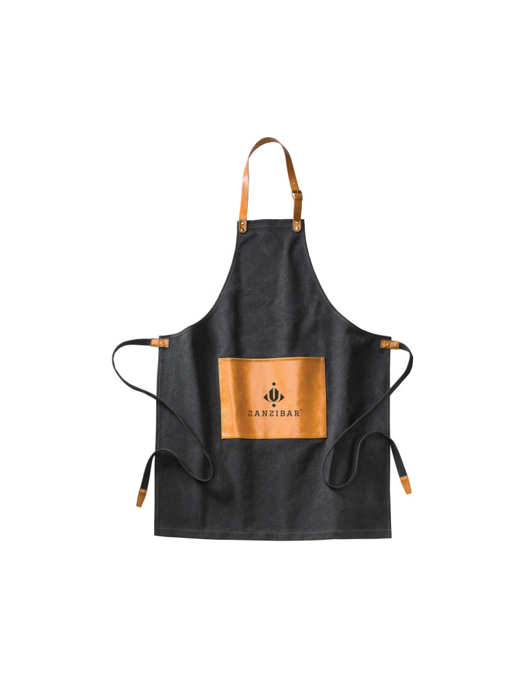 Tablier Vinga Asado en toile lavée 500 g/m² personnalisable