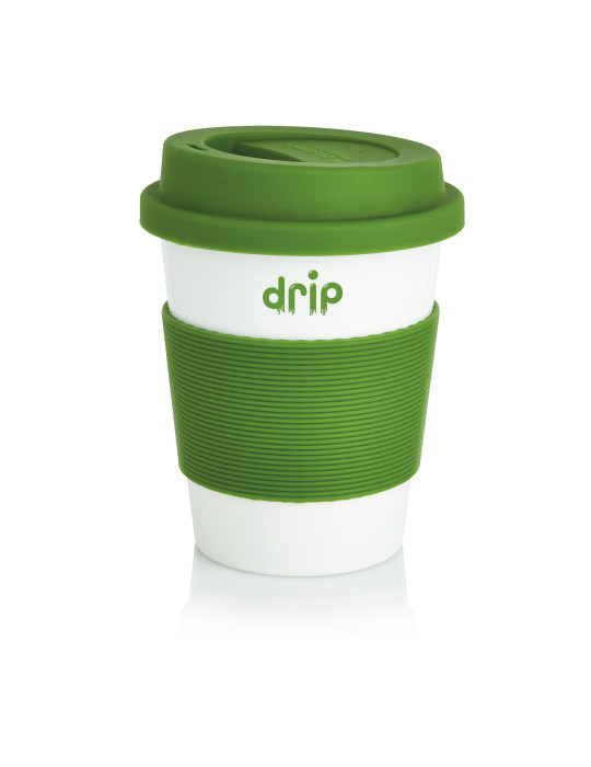 Tasse PLA 350 ml avec couvercle silicone personnalisable