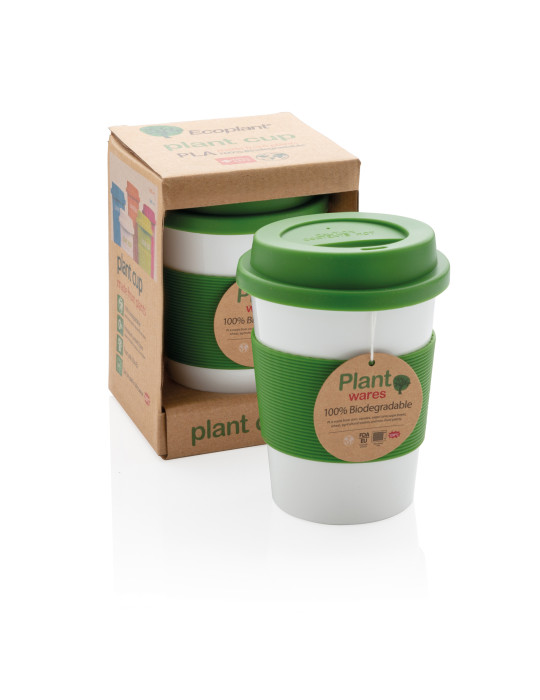 Tasse PLA 350 ml avec couvercle silicone personnalisable