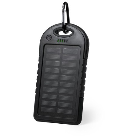 Batterie Solaire Économique 4000mAh - Power Bank Personnalisé Lenard Couleurs : bleu objet promo petit budget