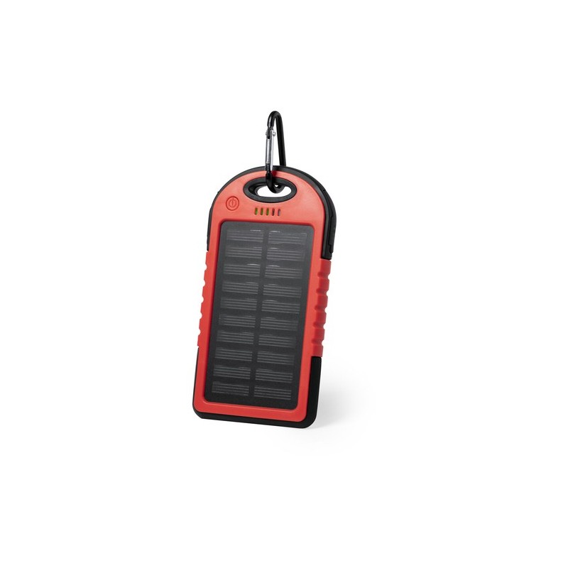 Batterie Solaire Économique 4000mAh - Power Bank Personnalisé Lenard Couleurs : bleu personnalisation rapide en France