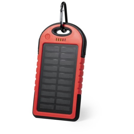 Batterie Solaire Économique 4000mAh - Power Bank Personnalisé Lenard Couleurs : bleu personnalisation rapide en France