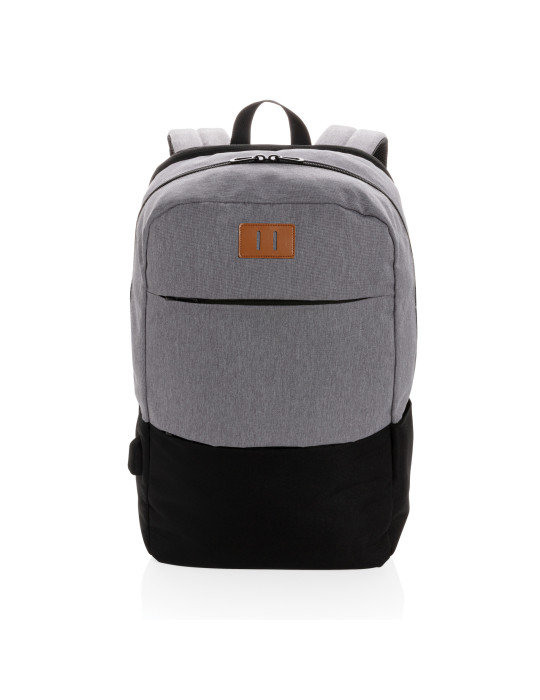 Sac à dos ordinateur 15,6 pouces USB et RFID personnalisable