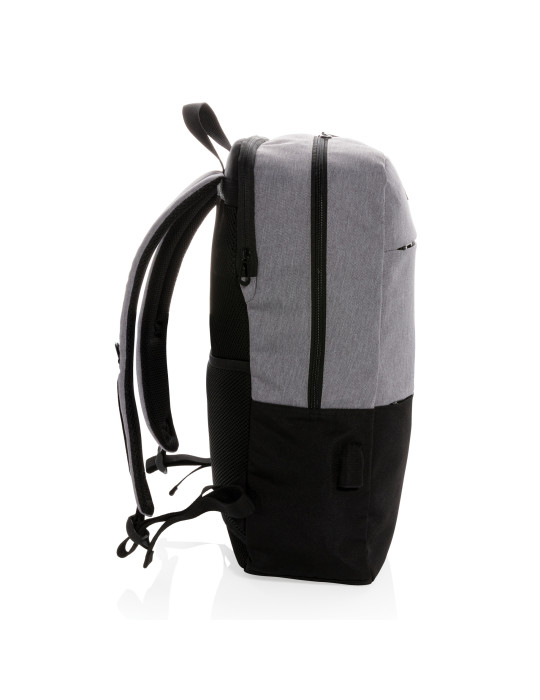 Sac à dos ordinateur 15,6 pouces USB et RFID personnalisable