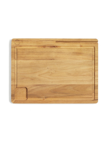 Planche Vinga Buscot en teck FSC avec support tablette personnalisable 2