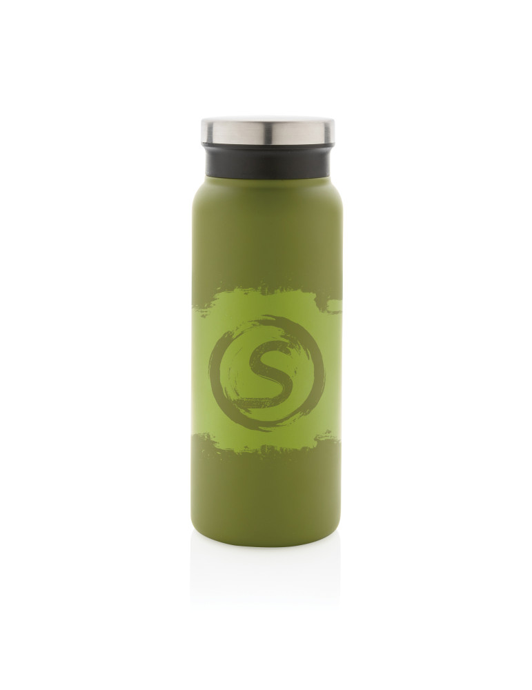 Gourde isotherme inox recyclé RCS 600 ml personnalisable