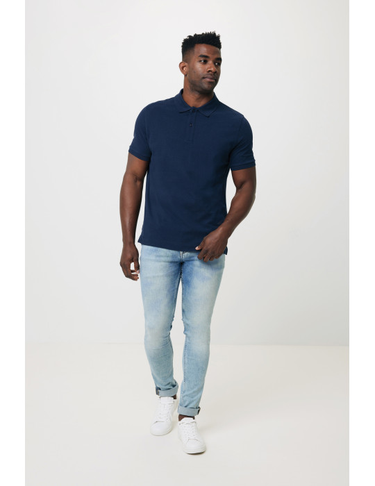 Polo unisexe IQONIQ Yosemite piqué coton 220 g/m² personnalisable