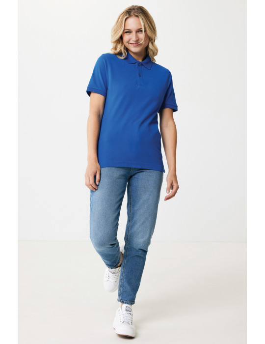 Polo unisexe IQONIQ Yosemite piqué coton 220 g/m² personnalisable
