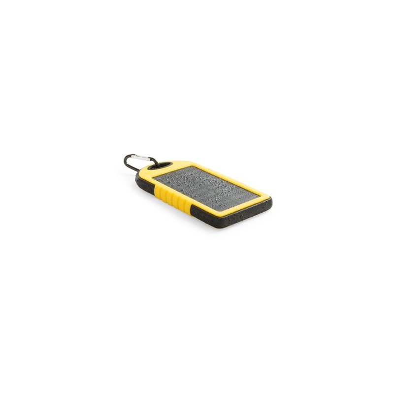 Batterie Solaire Économique 4000mAh - Power Bank Personnalisé Lenard Couleurs : blanc cadeau entreprise pas cher