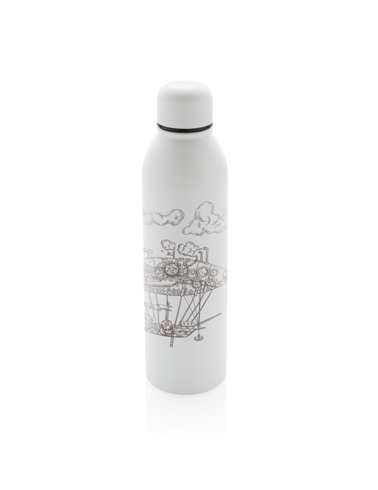 Gourde isotherme inox recyclé RCS 500 ml personnalisable