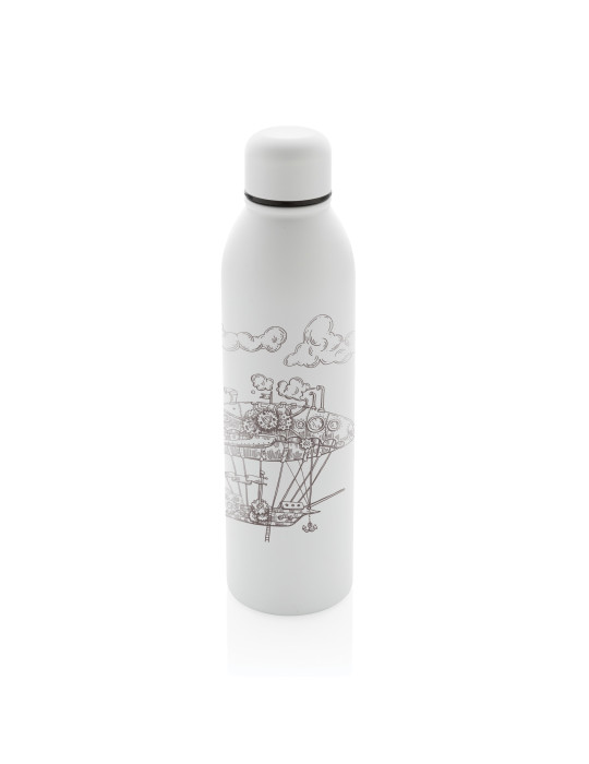 Gourde isotherme inox recyclé RCS 500 ml personnalisable