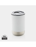 Mug inox recyclé RCS 360 ml à couvercle coulissant personnalisable