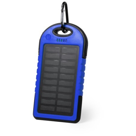 Batterie Solaire Économique 4000mAh - Power Bank Personnalisé Lenard Couleurs : blanc cadeau entreprise pas cher