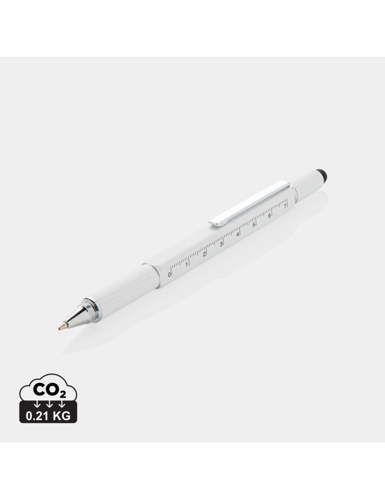 Stylo outil 5 en 1 avec niveau personnalisable