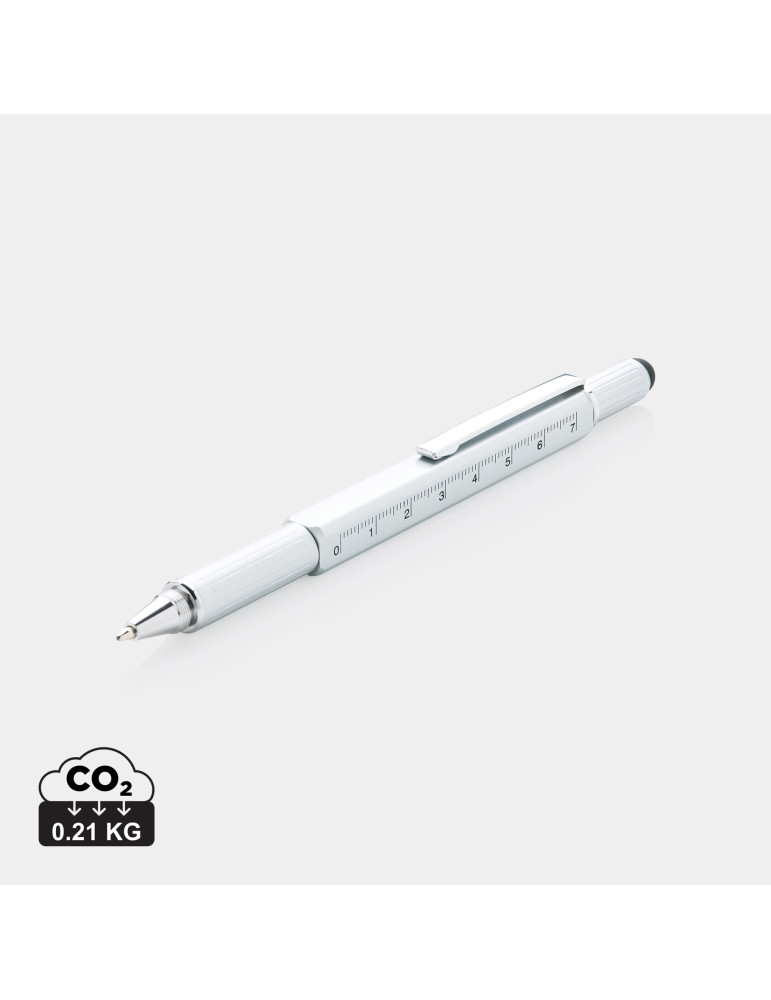 Stylo outil 5 en 1 avec niveau personnalisable