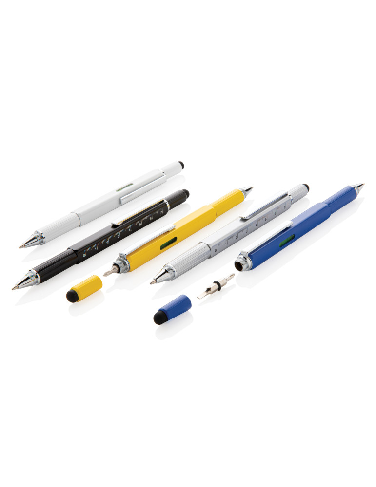 Stylo outil 5 en 1 avec niveau personnalisable