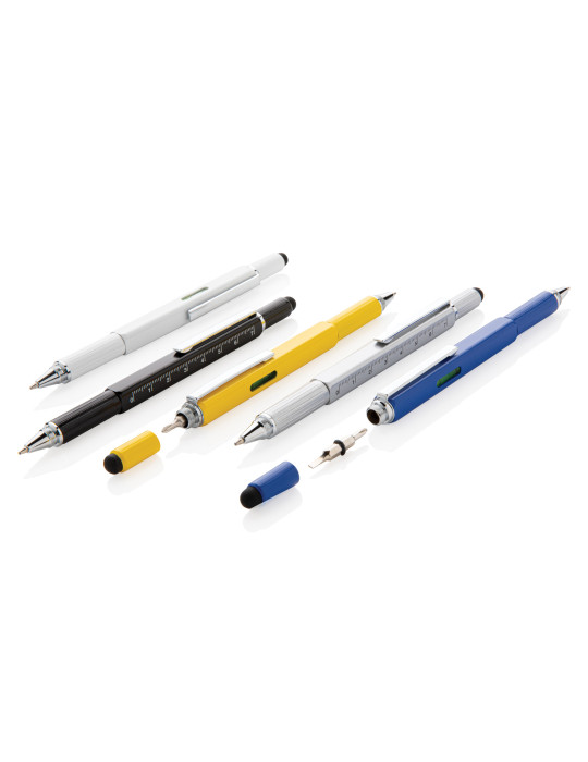Stylo outil 5 en 1 avec niveau personnalisable