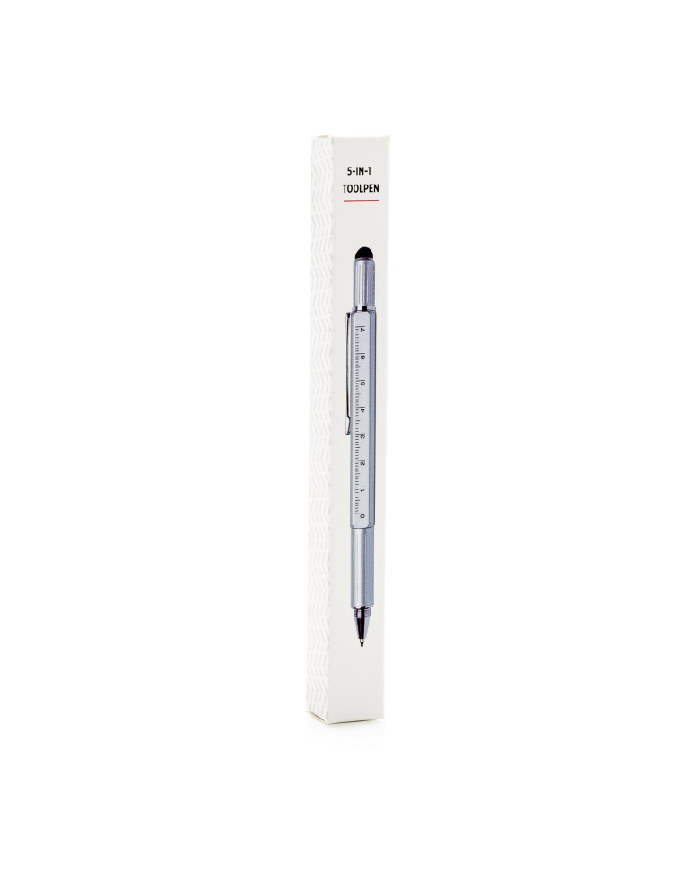 Stylo outil 5 en 1 avec niveau personnalisable