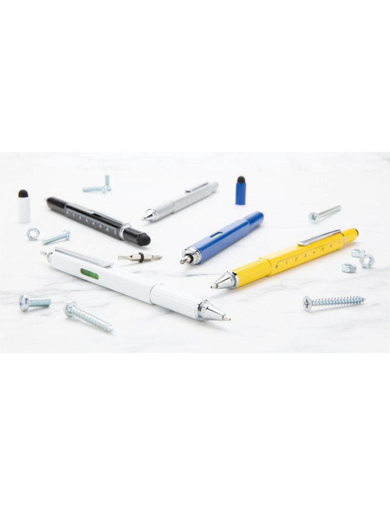 Stylo outil 5 en 1 avec niveau personnalisable