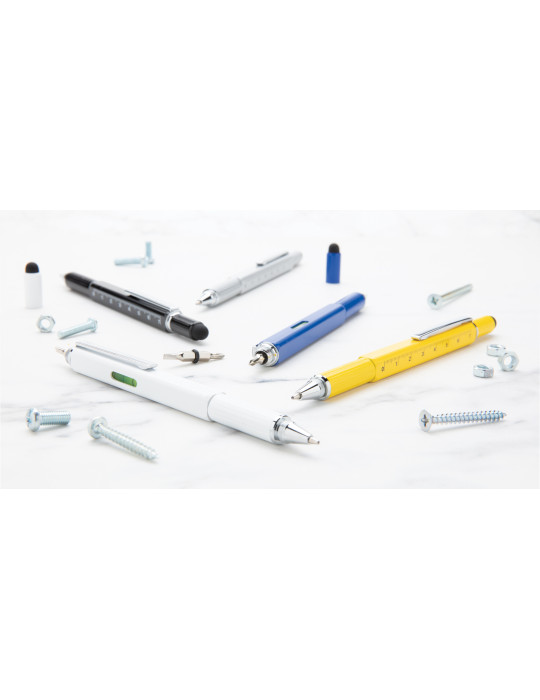 Stylo outil 5 en 1 avec niveau personnalisable