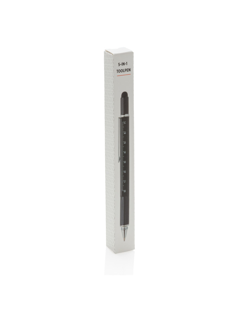 Stylo outil 5 en 1 avec niveau personnalisable