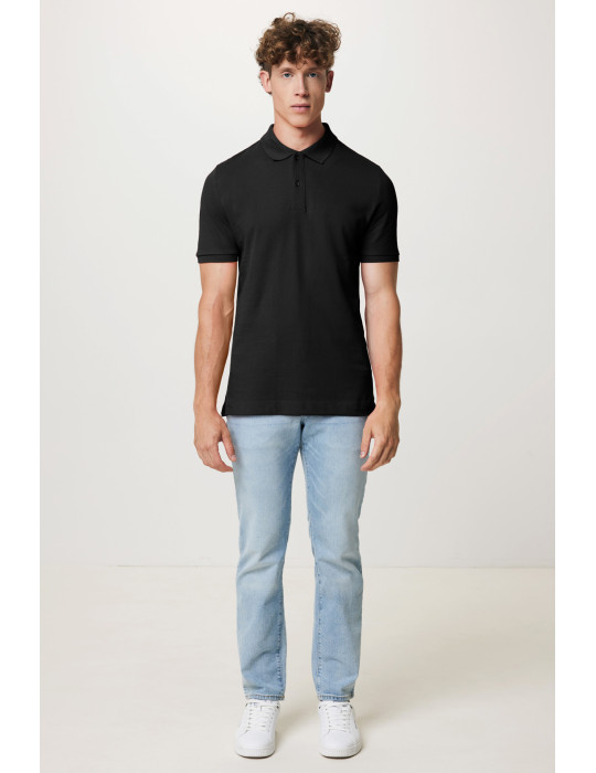 Polo unisexe IQONIQ Yosemite piqué coton 220 g/m² personnalisable
