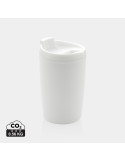Mug PP recyclé GRS 300 ml à couvercle basculant personnalisable