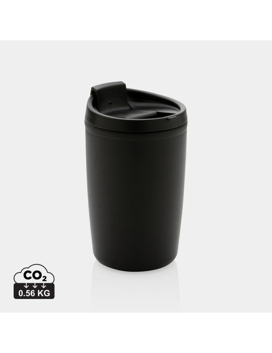 Mug PP recyclé GRS 300 ml à couvercle basculant personnalisable