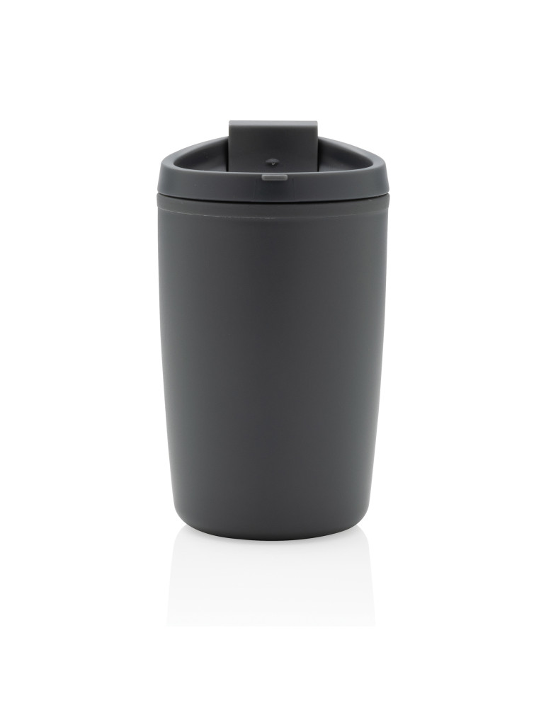 Mug PP recyclé GRS 300 ml à couvercle basculant personnalisable