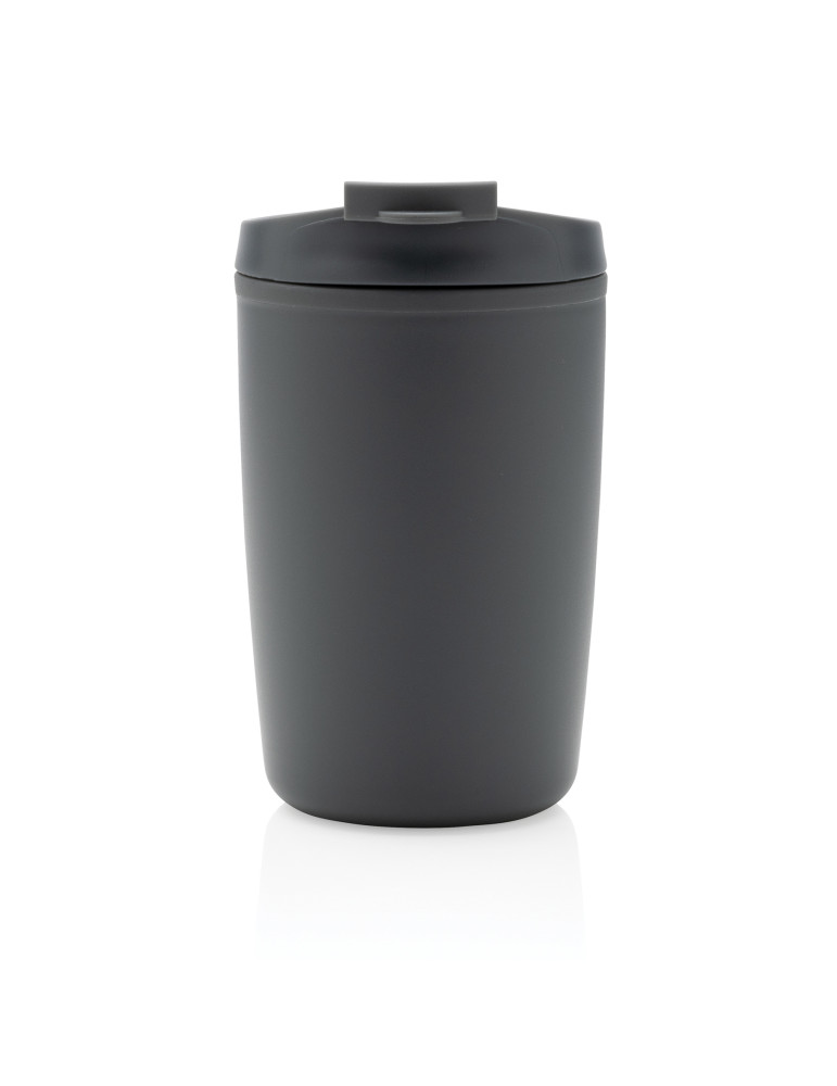 Mug PP recyclé GRS 300 ml à couvercle basculant personnalisable