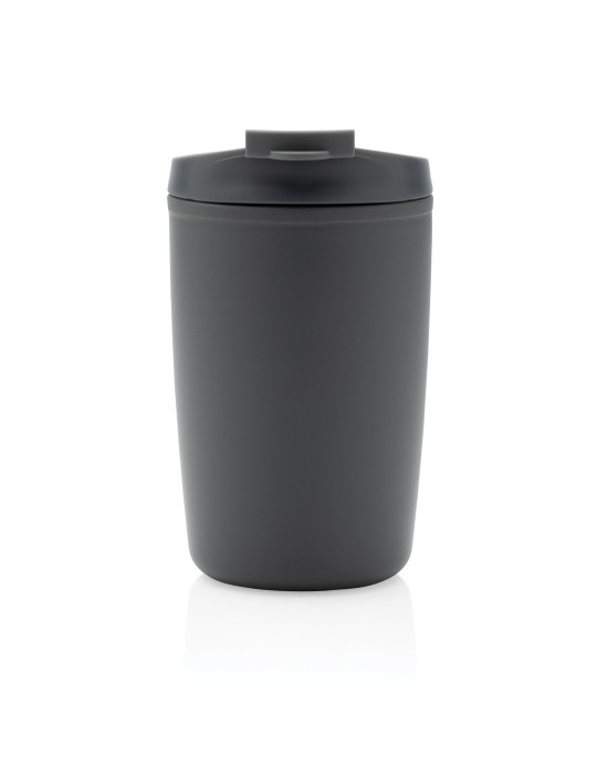 Mug PP recyclé GRS 300 ml à couvercle basculant personnalisable