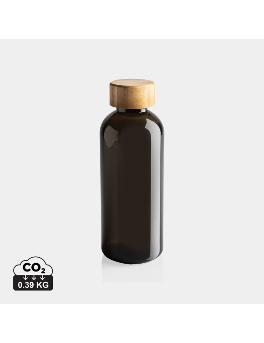 Gourde rPET RCS à couvercle bambou personnalisable