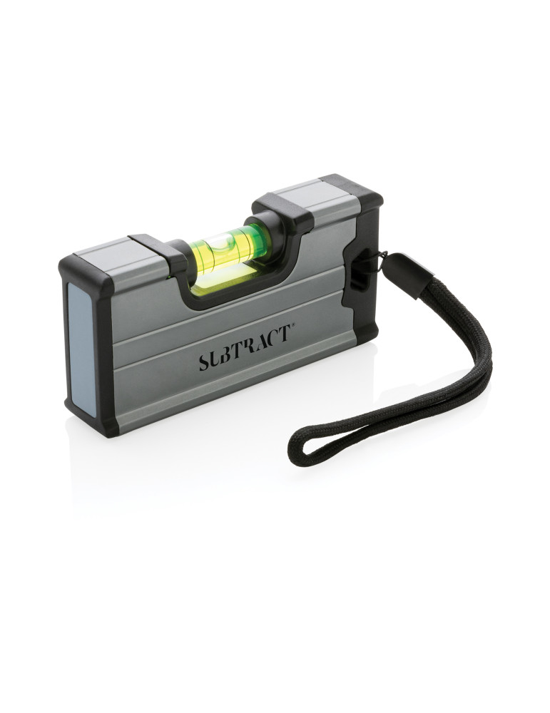 Règle de poche avec niveau et aimant personnalisable