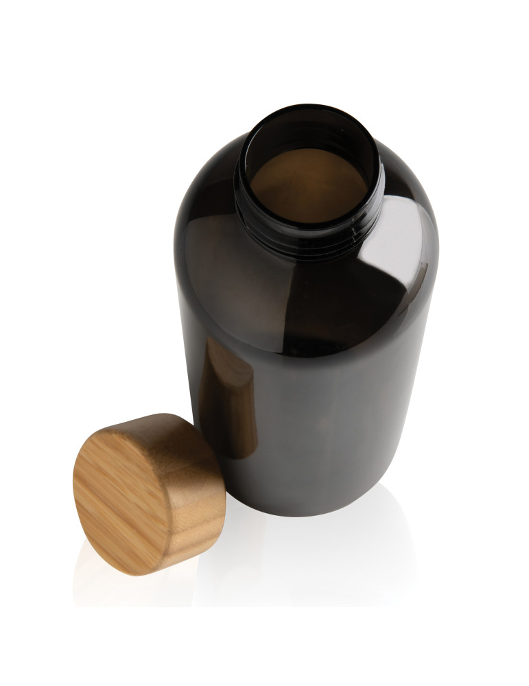 Gourde rPET RCS à couvercle bambou personnalisable