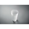Gobelet réutilisable  500ml - FESTA LARGE Matières : polypropylène (PP) Couleurs : blanc transparent objet promotionnel éco-resp